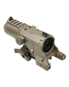 ECO 4X34 Scope w/Green Laser & NAV LED/ TAN Mod2