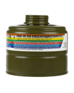 MIRA Safety VK-450 CO/CBRN Smoke/ Carbon Monoxide 40mm Gas Mask Filter - 13.5 Year Shelf Life | Fits CM-6M & CM-7M Gas Mask