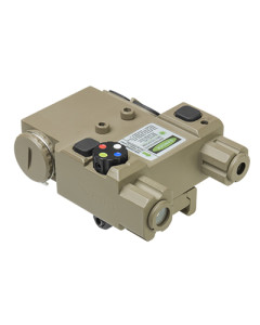 Green Laser & 4 Color NAV LED w/QR Mount/ TAN