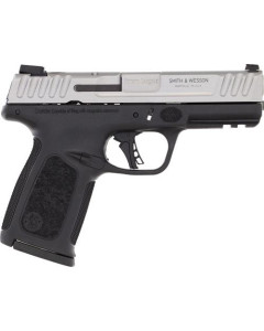 Smith and Wesson SD9 2.0 9mm 4" Fs 16-shot - Silver SS Slide-black Poly