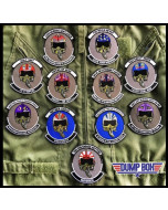 Dump Box Official US Navy TOP GUN Flight Helmet Patches