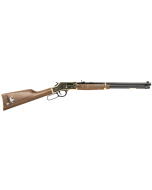 Henry Golden Boy Eagle Scout Tribute Edition 44 Mag/44 Special 10+1 20" Blued Octagon Barrel, Engraved Polished Brass Rec & American Walnut Furniture, Side Loading Gate, Adj. Sight