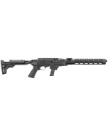 Ruger 19140 PC Carbine 9mm Luger 17+1 16.12" Threaded/Fluted Barrel, Black, Reversible Folding Stock, M-LOK Handguard, Optics Mount