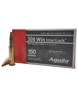 Aguila 308 Win 150gr InterLock BTSP 20rd Box