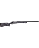 Remington Firearms (New) 700 Long Range Full Size 6.5 Creedmoor 4+1 26" Matte Black Heavy Threaded Barrel, Drilled & Tapped Steel Receiver, Grey w/Black & White Web HS Precision Synthetic Stock