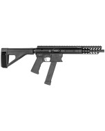 TNW Firearms Aero Survival Pistol 9mm Luger 10.25" 33+1 Black Hard Coat Anodized Black Polymer SB Tactical Arm Brace