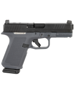 Ruger RXM 9mm 15+1, 4" Black FNC Nitride Steel Barrel, Black FNC Nitride Optic Ready/Serrated Alloy Steel Slide, Stealth Gray Polymer Frame w/Accessory Rail, Stealth Gray Magpul Enhanced Grip