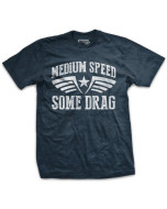 RANGER UP MEDIUM SPEED SOME DRAG ULTRA-THIN VINTAGE T-SHIRT