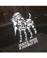 Ducks Dogs and Double D's Decal