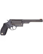 Taurus Judge Magnum Revolver - Black | 45 Colt - 410 Mag | 6.5" Barrel | 5rd | Rubber Grip | Fiber Optic Sight