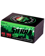 Sierra Outdoor Master 40 S&W 180gr JHP 20rd Box