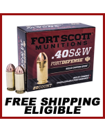 Fort Scott 40 S&W 125gr TUI Defense 