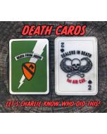 KILGORE 1st AIR CAV DEATH FROM ABOVE "DEATH CARDS" MORALE PATCH SET