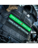 Dangerous Goods Yippie Ki-Yay Glow-In-The-Dark PVC Morale Patch Series - 2 Color Options