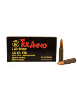 Tula Centerfire Rifle 7.62x39mm 122 GR Full Metal Jacket Steel Case