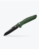 Benchmade Osborne AUTO Folding Knife 3.4" S30V Black Plain Blade