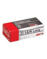 Aguila Ammunition Pistol, 32 S&W Long, 98Gr, Solid Point, 50 Round Box 1E322340