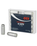 CCI Shotshell, 45ACP, 120 Grain, Shotshell, #9 Shot Size, 10 Round Box 3745