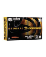 Federal Gold Medal, Berger, 6MM Creedmoor, 105 Grain, Boat Tail Hollow Point, 20 Round Box GM6CRDBH1