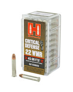 Hornady Critical Defense, 22WMR, 45 Grain, FTX, 50 Round Box 83200