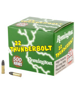 Remington Thunderbolt .22LR, 40 Grain, Round Nose Hi-Velocity, 500 Round Case 