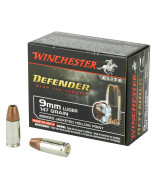 Winchester Ammunition Defender, 9MM, 147 Grain, PDX1, Bonded Jacketed Hollow Point, 20 Round Box S9MMPDB1