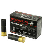 Winchester Ammunition Double X High Velocity, Turkey, 12 Gauge, 3", #5, 1.75oz, Shotshell, 10 Round Box STH1235