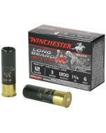 Winchester Ammunition Long Beard XR, 12 Gauge, 3" Chamber, #6, 1.75 oz, Shotshell Shot-Lok with Lead Shot, 10 Round Box STLB1236
