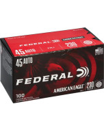 Federal American Eagle 45 ACP 230gr FMJ 100rd Box