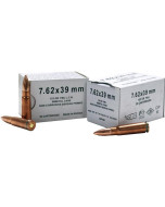 Barnaul 7.62x39 123gr Bimetal Bullet 500rd Case