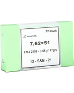 Sellier & Bellot 7.62x51 Nato 147gr FMJ 20rd Box