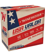 Winchester USA 12 Gauge 00 Buck, 2.75", 9 Pellot, 25rd Box