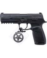 Sig P320 9mm 4.7" Texas Ranger - Night Sight 17 Shot Black Polymer