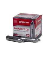 Crosman Powerlet CO2 Cartridges-25 Pack