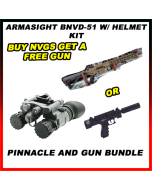 Armasight BNVD-51 w/ Helmet Kit Pinnacle And FREE Gun Bundle