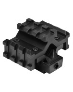 Tactical Red Laser Sight With Universal Tri-Rail Barrel Mount/Black