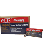 Barnaul 9mm Makarov 94gr FMJ with Polycoated Steel Case