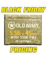 Old Army M193 5.56 NATO 55gr FMJ 540rd Case - FREE Shipping!!