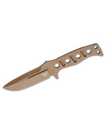 Benchmade Shane Sibert Adamas Fixed Blade Knife 4.2" CruWear Flat Dark Earth Plain Blade and Skeletonized Handle