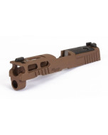 Sig Sauer P320 PROCUT Slide Assembly XRAY3 Sight R2 Optic Ready Compatible with 3.9" 9MM Barrel Coyote Finish