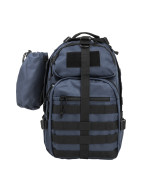 Sling Backpack Pack/ Water Bottle Carrier/ Blue W/Black Trim