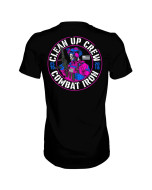 Combat Iron Apparel Clean Up Crew Operator Skull Men's T-Shirt