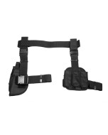 3Pcs Drop Leg Gun Holster And Magazine Holder/Black