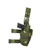 Drop Leg Tactical Holster/ Woodland Camo