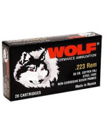 Wolf 223 55gr FMJ Steel Case