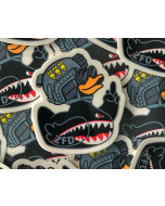 Dangerous Goods ZFD Classified Flying Tiger Sticker