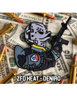 Dangerous Goods ZFD HEAT Morale Patch - White Mask