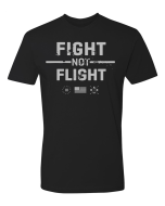 One Shot Industries Fight Not Flight Mens Tshirt