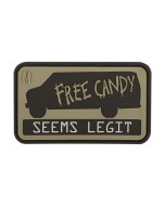 Free Candy PVC Patch