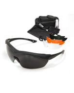 Overlord Kit – Soft-Touch Matte Black Frame / Polarized Smoke, Clear Vapor Shield, Tiger's Eye Vapor Shield, G-15 Vapor Shield Lenses